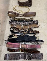 Y2K Animal Printed Chunky Belts