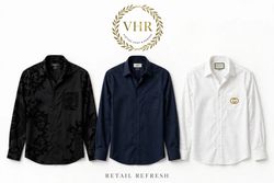 Premium branded Versace Armani Collezioni Button-u..