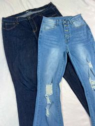 Jeans a gamba ampia