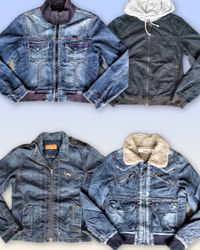 Denim Zipper Fitted jacket 29 pieces