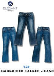 Y2K Embodied Flared Jeans - EV0005