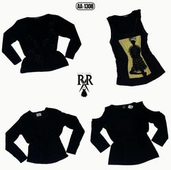 Y2k Black Gothic Mix Tops (AA-1308)