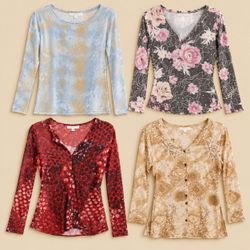 Y2K Maximalist Print Tops