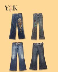 Y2K Vintage Flare Jeans Bundle (Yv-790)