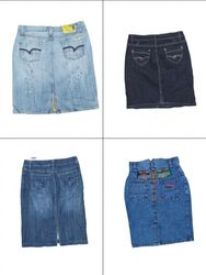 Y2k Denim skirts knee-length skirts (VM-146)
