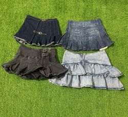 Yv1571 Denim Mini Skirts 13P