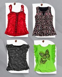 Y2K Romantic Poly Blouses