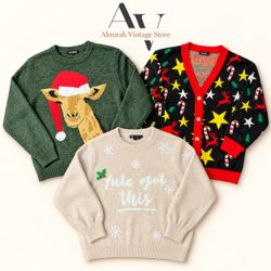 Vintage Christmas Knitwear