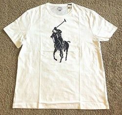 Camiseta de gola redonda/gola em V Polo Ralph Laur..