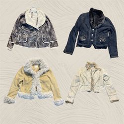 Whimsigoth rencontre Boho : vestes en fausse fourr..