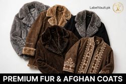 Lv003 Afghan Faux Fur Trimmed Coats