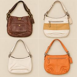 Y2k Classic Coach Leather Bags