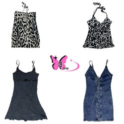 Black and White Printed Camisoles (IB-012)