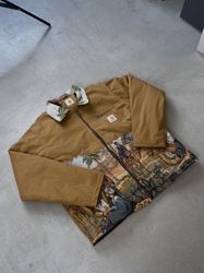 Upcycled Carhartt Courdoury Tepestry Jacket