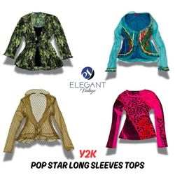 Y2K Long Sleeves Tops