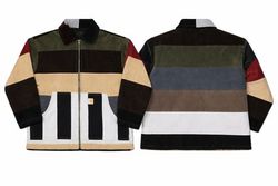 CR2128 Upcycled Panel Work Jacket