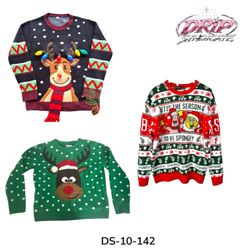 Festive Christmas Spirit Cozy Winter Graphic Sweat..