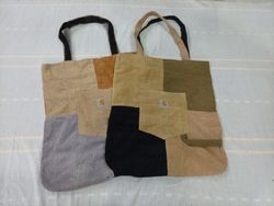 CR10648 Upcycled Corduroy Bags