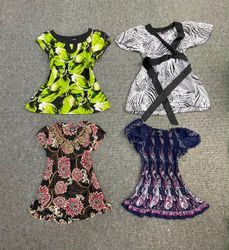 Y2K Floral & Pattern Blouses - (06/08)