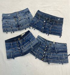Upcycle Multi Waistband Denim Skirts (Dv-9-73)