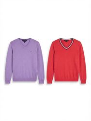 (FV-2689) Tommy Hilfiger Knitwear-Sweater Winter C..