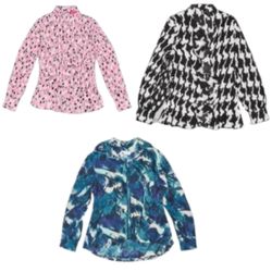 Y2k Crinkle Long Sleeve Blouses
