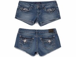 Y2k embroidered shorts