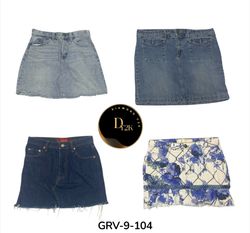 Women’s Y2K denim  Midi Skirt – Premium Vintage St..