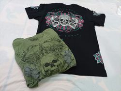 CR11280 Vintage Skull T-Shirts