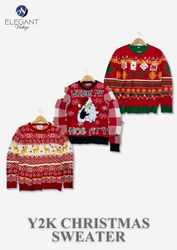 Y2K Christmas Sweaters - EV0034