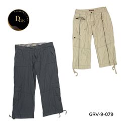 Y2k Women’s Cargo capri Pants – Trendy Retro Stree..