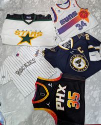 NFL, NHL, NBA and MLB Jerseys