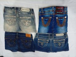 CR11004 Upcycled True Religion and Rock Revival Mi..