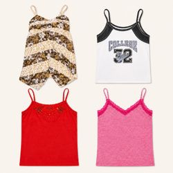 Y2k Cami Tops Collection