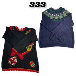 Christmas Sweater (brands) Tiara & Almost Famous #..