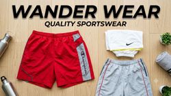 Branded sport shorts