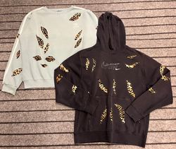 Upcycled Claw Cut-Out Hoodie / Sweatshirt