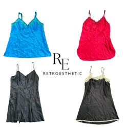 Y2K Silk Cami Top RE-3761