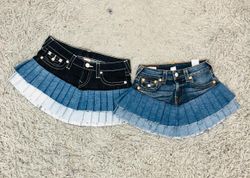Upcycled Denim Skirts - EVR0340