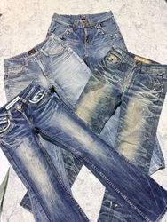 Japanese style Vintage washing jeans