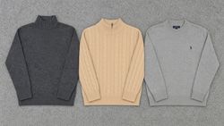 ZV00017 Polo Ralph Lauren 1/4 Quarter Zip Sweaters..