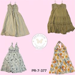 Women’s Floral Cotton Dress – Romantic Boho Vintag..