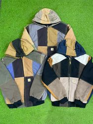 Upcycle Carhartt Hoodie jacket Multi color