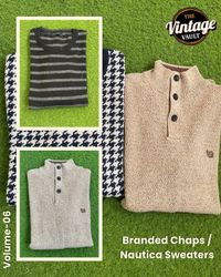 Branded Mix Sweaters Of Chaps & Nautica , Volume :..