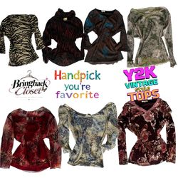 Y2K Vintage Style Tops | Women’s Vintage & Thrift ..