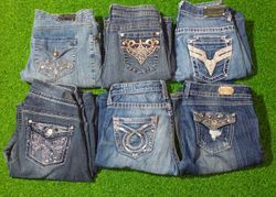 MISS CHIC AND OTHER MIX BRANDS JEANS  (B 123)