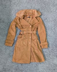 ***Y2K Wool Trench Coat – Women’s Long Coat