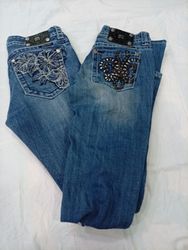 CR12733 Vintage Miss Me Flare and Straight Jeans