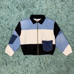 Upcycle Levi’s Denim Jacket Patchwork Design