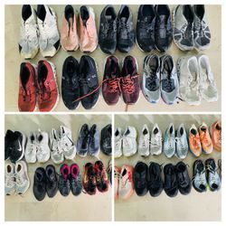 On cloud, Hoka, Asics and Nike Sneakers Bundle of ..